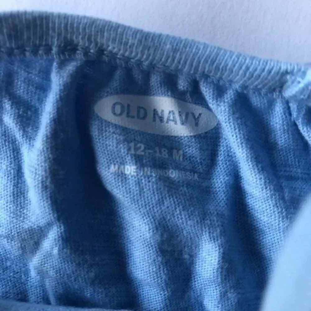 Old Navy Blue Girl’s Knotted Strap Top 12-18M